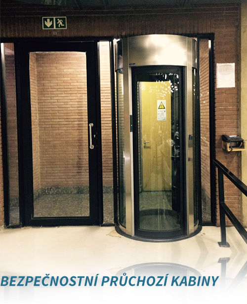 bezpecnostni pruchozi kabiny